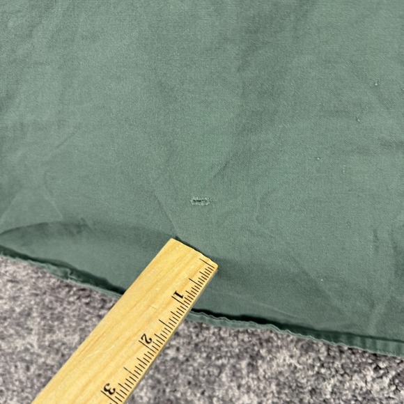 Vtg Cherokee Shirt Mens Large Green Short Sleeve Button Down Pocket Workwear - Picture 7 of 7
